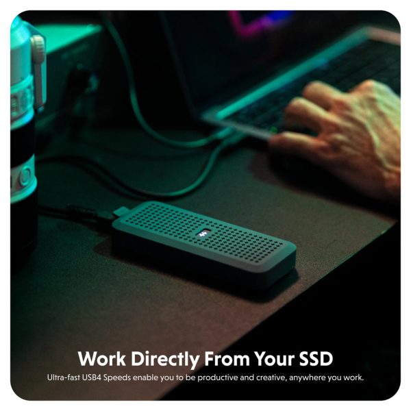 HYPERDRIVE NEXT USB4 NVME SSD ENCLOSURE - HD5001GL