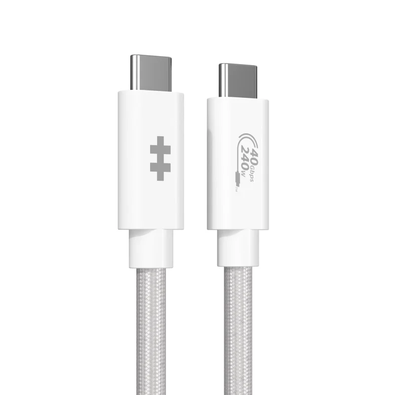 Cáp USB4 HyperDrive 1.2m Braided Performance USB-C To USB-C Charging Cable - HD6500